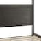 Martha Stewart Hayes Queen Size Solid Wood Canopy Platform Bed w/Wood Headboard and Footboard, Dark Gray MG-90025-CQ-DKGY-MS - alternate 3